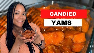 How to make candied yams  Soul Food [upl. by Melquist499]