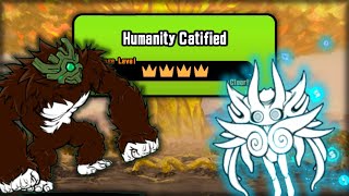 Battle Cats  Humanity Catified 4 Crowns [upl. by Riker283]