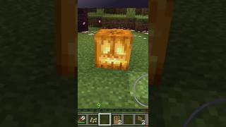 How to make a Jack o Lantern In Minecraft Minecraft Shorts [upl. by Lednik52]