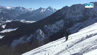 Schneeschuhwandern Scheibenkaser am Untersberg [upl. by Irrej481]