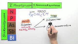 Periodensystem der Elemente V Hauptgruppe 5 Ammoniaksynthese  Chemie [upl. by Modnar971]