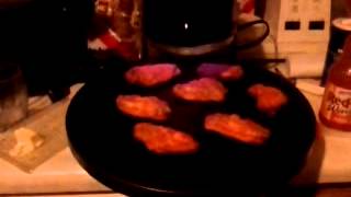 Pizzazz Pizza Oven cooking Buffalo wings [upl. by Adnolehs]