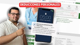 Obten SALDO A FAVOR en la ANUAL Deducciones personales💰 [upl. by Hteb78]