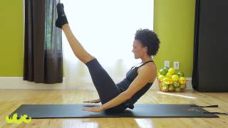 Intermediate Pilates Mat Workout [upl. by Adnilre583]