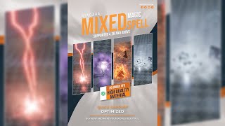 UE  Mixed Magic  Spell VFX Pack 4K [upl. by Cralg556]