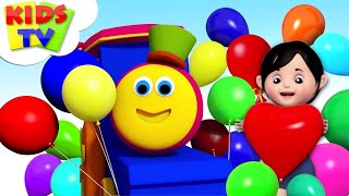 1 Hour of Balloon Song  More Kids Songs  Bob The Train Nursery Rhymes Marathon [upl. by Hcurob]