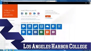 How to Install MS Office Products From The LACCD Student Portal [upl. by Ettezoj]