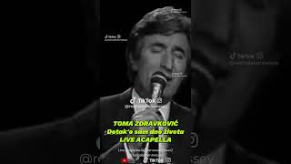 TOMA ZDRAVKOVIĆ  DOTAKO SAM DNO ŽIVOTA LIVE ACAPELLA tomazdravkovic acapella live [upl. by Dinerman]