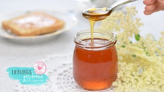 😍 Ein Traum aus Blüten Selbst gemachter 🍯 Holunderblüten Honig 🐝 [upl. by Urbas296]