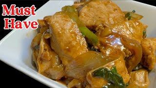 Stir Fry Chicken and Onion Recipe  Chicken Breast Recipe [upl. by Somisareg141]