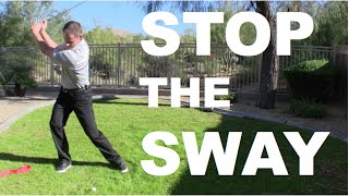 How To Fix Lateral Sway In Golf Swing [upl. by Seto485]