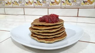 Panqueques de avena y plátanos  RECETA SALUDABLE [upl. by Wahkuna175]