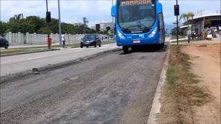 Corredor Transoeste Danificando BRTs [upl. by Eneluj800]