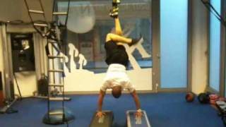 TRX Suspension Trainer amp Medicine Ball Workout CRAZY [upl. by Leugimesoj459]