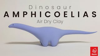 Amphicoelias soft polymer clay tutorial [upl. by Chapel]