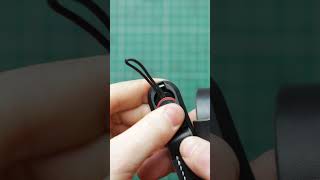 Stitching a peak design anchor into a camera strap [upl. by Agustin]