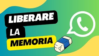 Come liberare la memoria su WhatsApp Due metodi [upl. by Notnad656]