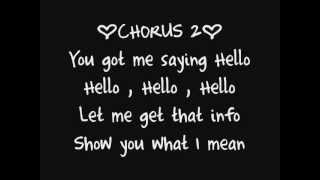 Mindless BehaviorHello Lyrics [upl. by Nwadahs]