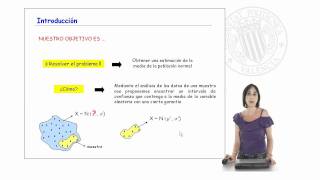 Estimación de la media de una población normal mediante intervalos de confianza cuando la d   UPV [upl. by Bonaparte278]