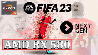 FIFA 23 ✅ RX 580 8GB  R5 5500  Gráficos Alto [upl. by Haikezeh]