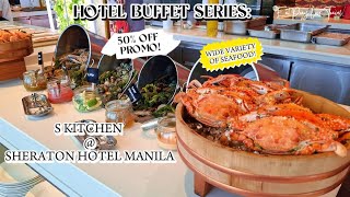 Hotel Buffet Philippines  Luxury Dining Experience at Sheraton Manila Hotel  EatPrayLoveTravel [upl. by Sikata705]