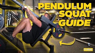 PENDULUM SQUAT GUIDE  How To Quad amp Glute Bias and Benefits [upl. by Lrem723]