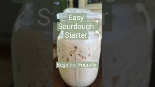 Easy Sourdough Starter Recipe for Beginners [upl. by Annayoj]