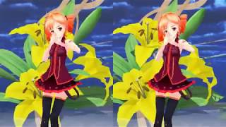 【MMD立体視交差法】ストロボナイツ重音テト [upl. by Vevay559]