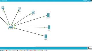 DHCP Server Configuration Tutorial with one Switch in CISCO Packet Tracer [upl. by Judenberg]