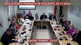 O ochronie dróg powiatowych w Powiecie Gołdapskim 22112024 [upl. by Adialeda]