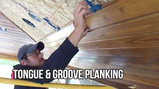 STRAIGHTEN TONGUE amp GROOVE PLANKING [upl. by Lorelle]