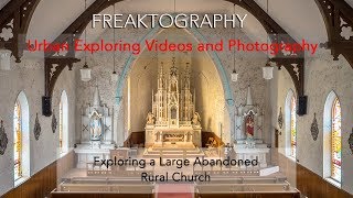 Urban Exploration Exploring Untouched Abandoned Church [upl. by Aynnat]