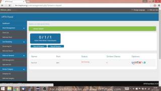 iIPTVPanel v120 Trailer  Stream your own IPTV Channels [upl. by Shulock]