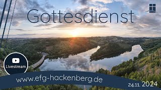 EFG Hackenberg Gottesdienst  241124 [upl. by Assennav]