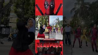 Dance Deadpool 3  Azizah MRDS Vs Iconx Family  nsync byebyebye deadpool3 [upl. by Wynn]