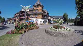 STREET VIEW Hinterzarten im Schwarzwald in GERMANY [upl. by Adnowat738]