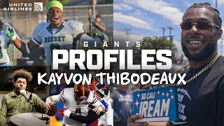 Kayvon Thibodeaux’s South Central LA Roots 🌴  Giants Profiles [upl. by Elane707]