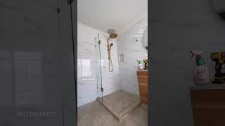 Frameless Shower Screen  Installation Video  Bathroom Renovation  Melbourne Victoria [upl. by Eiro]