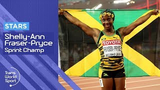 Jamaican Sprint Champion ShellyAnn FraserPryce  Trans World Sport [upl. by Akisej827]