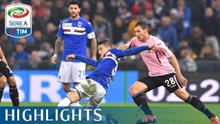 Sampdoria  Palermo 20  Highlights  Matchday 17  Serie A TIM 201516 [upl. by Krystal]