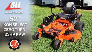 Review of Ariens 918028 Ikon Select 52quot Zero Turn Mower 23HP KAW [upl. by Goda]