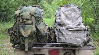 Military Surplus Packs Medium Alice vs Medium Molle [upl. by Auburn975]