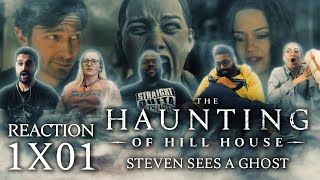 The Haunting Of Hill House  1x1 Steven Sees a Ghost  Group Reaction [upl. by Randene959]