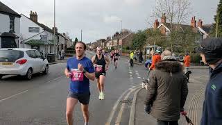 6th February 2022  Alsager 5 mile race approximately half way [upl. by Haydon472]