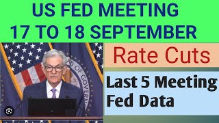 FED MEETING Rate Cuts [upl. by Serrell35]