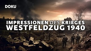 Impressionen des Krieges –Westfeldzug 1940 Originalaufnahmen 2 Weltkrieg Deutschland Archiv [upl. by Arayk602]