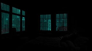 Soothing Rain Drizzle  Dark Screen Rain ASMR for Instant Sleep and Calm Mind [upl. by Buseck37]