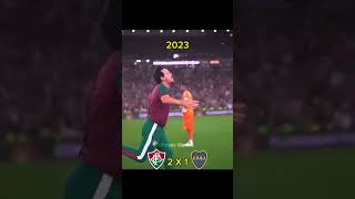 Campeões da Libertadores 2023 e 2022 Parte 1 futebol fluminense flamengo libertadores [upl. by Idarb]