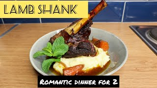 LAMB SHANK SLOW COOKED IRomantic dinner recipe for TWO♥️ Pomysl na obiad dla Dwojga Valentines Day [upl. by Melcher]