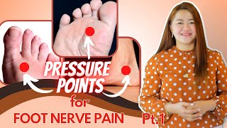 Nerve Pain in Foot  1 Minute Technique to get rid of Neuropathy Acupressure Points  Doc Cherry [upl. by Feetal69]